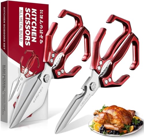 Kitchen Shears Set for Food with Sharp Bone