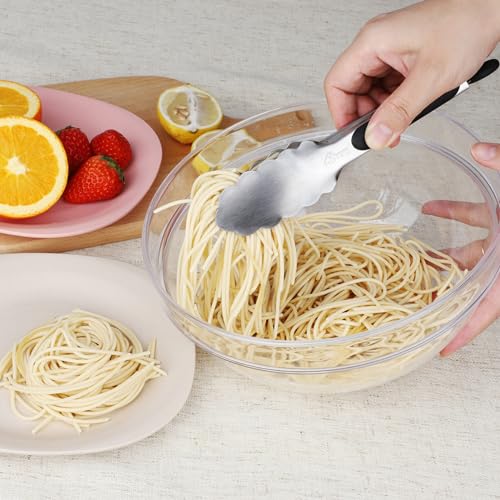 Mini Stainless Steel Kitchen Tongs for Cooking (3 Count)