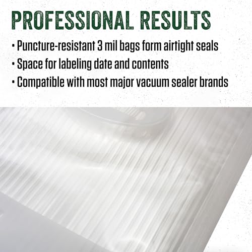 Products Gallon Zipper Top Vacuum Sealer Bags (20 Count)