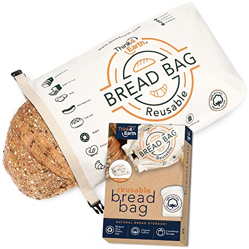 Cotton Linen Bread Bag Organic