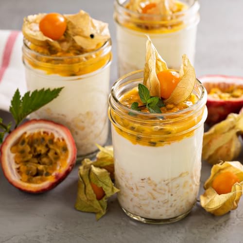 Mason Jars 8 oz 24 Pack Canning jars 8oz with Regular Lids and Bands (24 Count)