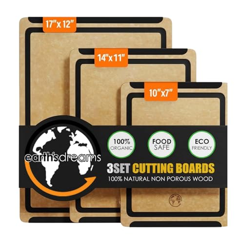 Composite Wood Cutting Board Set of 3 (3 Count)