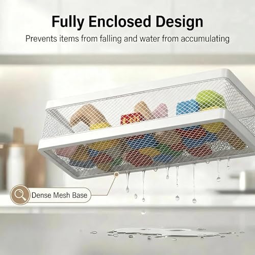16.5 Inch Extra Long Slim Mesh Shower Caddy (2 Count)