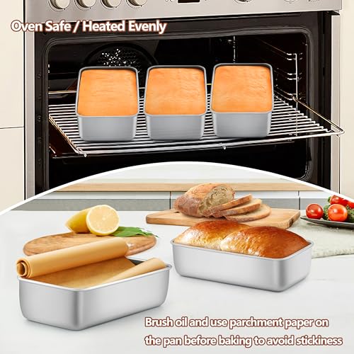 9 Pack Loaf Pans for Baking 9x5Inch (7.78 Count)