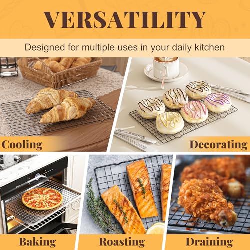 2 PCS Grid Wire Baking Cooling Racks
