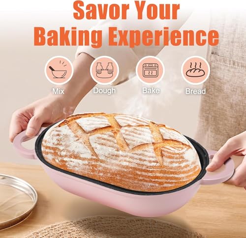 2.5 QT Enameled Cast Iron Sourdough Bread Oven