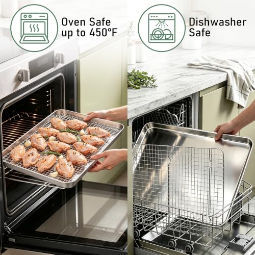 Baking Sheet with Wire Rack Set (6 Count)