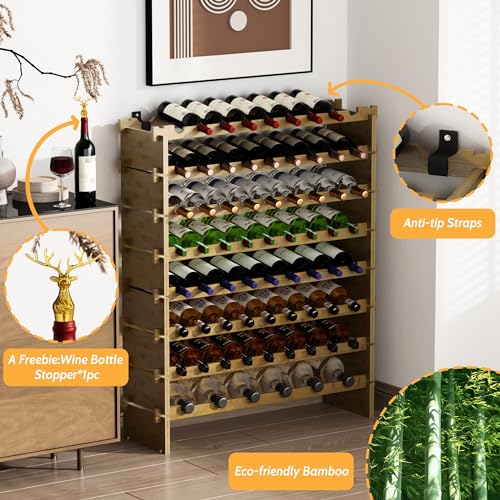 Wine Rack Freestanding Floor
