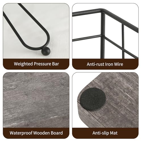 Flat Napkin Holder for Table Wood