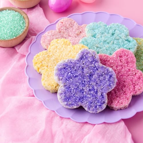Dye Free Pastel Sugar 6 Cell Decorating Variety (2.75 Ounce)