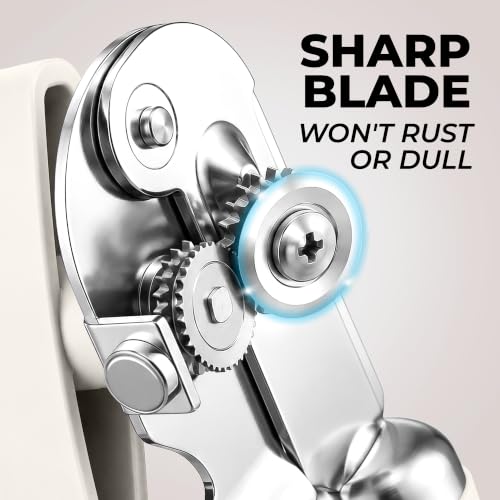 Stainless Steel Swing Open Manual Can Opener Comfortable Grip
