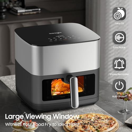 Stainless Steel Air Fryer 9 Quart