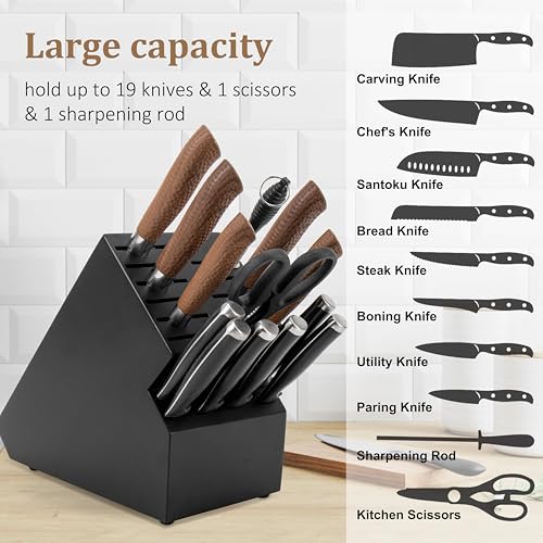 Knife Block for Kitchen Countertop