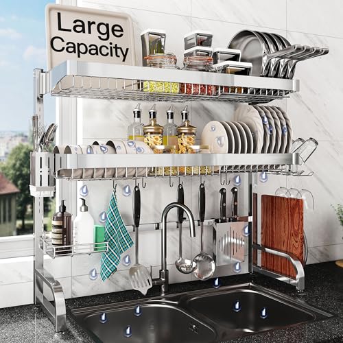Over The Sink Dish Drying Rack