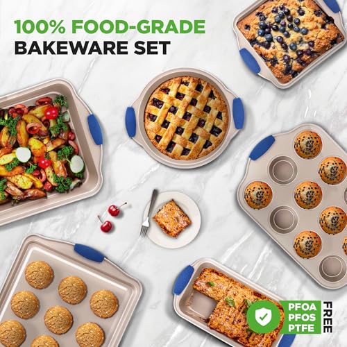 8 Piece Nonstick Bakeware Set