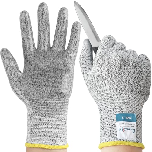 Level 5 Cut Resistant Gloves with Silicone Coating Food Grade