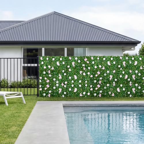 Artificial Luxury‌ Flower Wall Backdrop (2 Count)