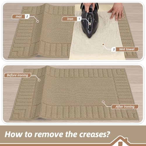 Kitchen Rugs Non Slip Washable 2PCS