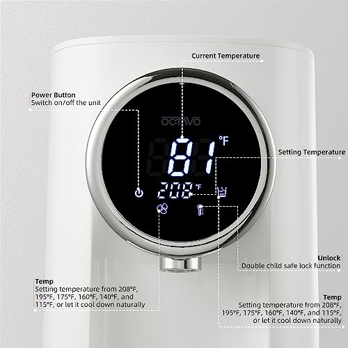 OCTAVO Water Boiler & Warmer 5 Liter