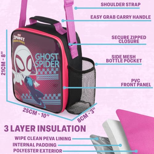 Ghost Spider Girls Lunch Box 3Pc Set (3 Count)