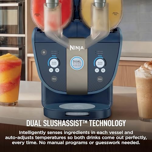 SLUSHi Twist Smart Frozen Drink Maker with Dual SlushAssist