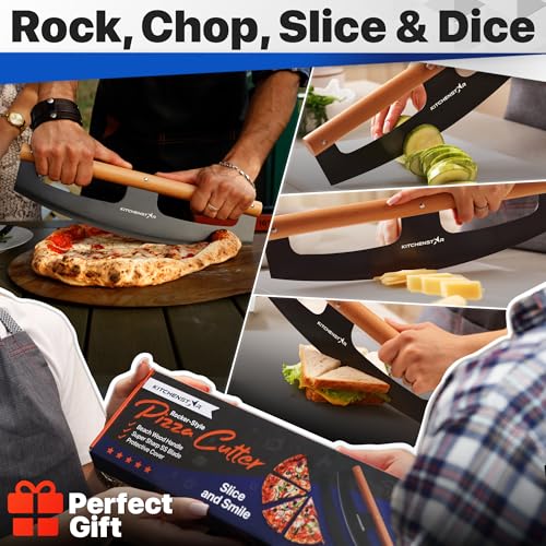 14 Inch Pizza Cutter Rocker Blade