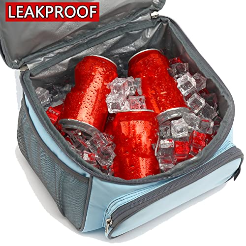 Double Layer Cooler Insulated Lunch Bag Adult Lunch Box Large Tote Bag for Men