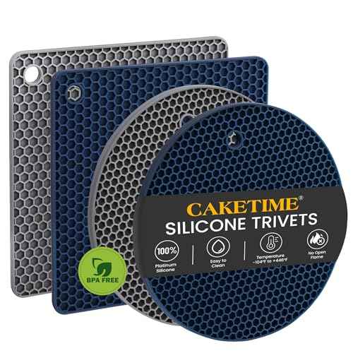 Silicone Trivets for Hot Dishes (4 Count)