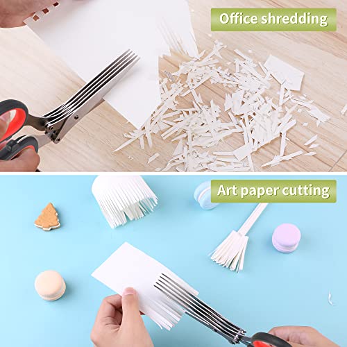 Herb Scissors with 5 Blades & Cleaning Kit