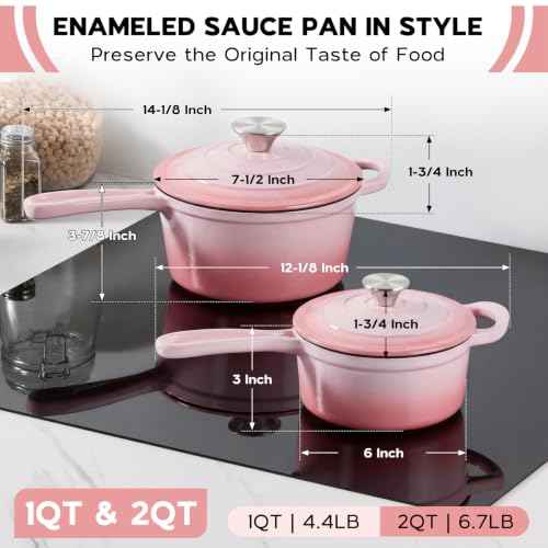 Cast Iron Sauce Pan Pot