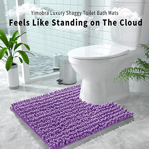 Toilet Rug U Shaped Washable 24x20 Inch