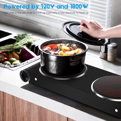 1800W Dual Infrared Burner Electric Hot Plate
