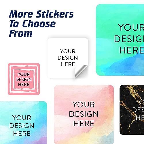 Custom Vinyl Stickers Your Image (100 Count)