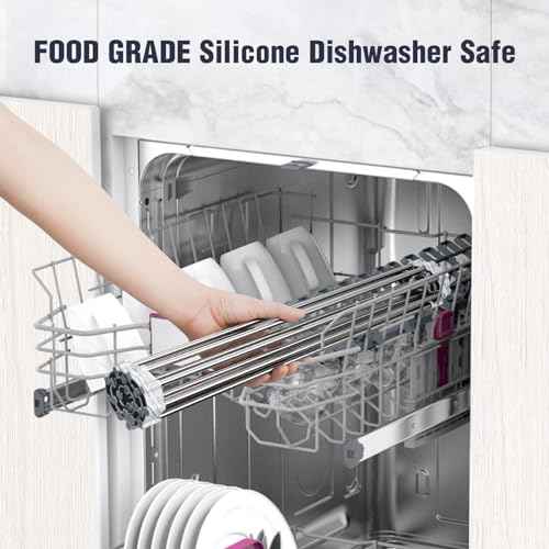 Roll Up Dish Drying Rack Over Sink