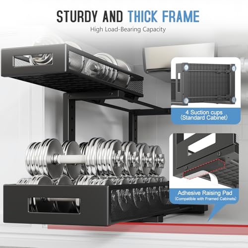 2 Pack 17IN Depth Under Sink Storage Organizer (2 Count)