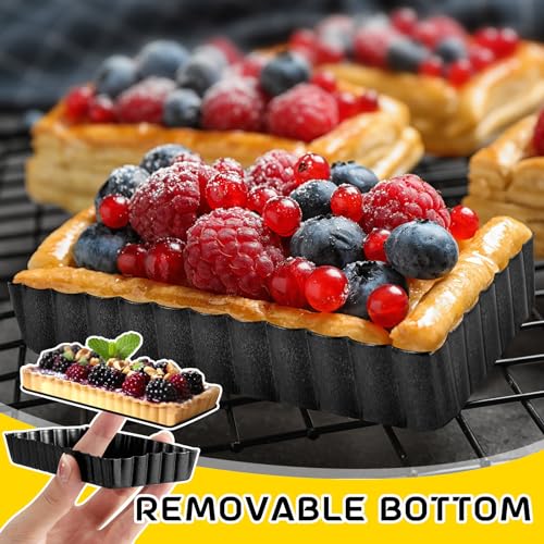 16 Pcs Mini Tart Pans for Baking