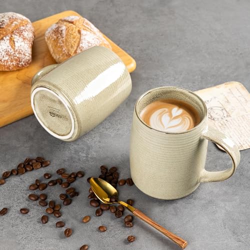 Large Coffee Mugs Set of 6 (6 Count)
