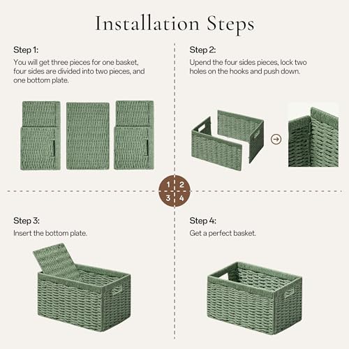 2 Pack Wicker Basket (2 Count)