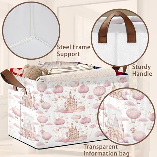 Desert Bloom Storage Basket Large 17x11.5x10.5 Inche
