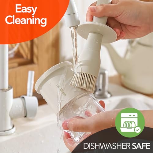 Oil Dispenser with Brush for Kitchen