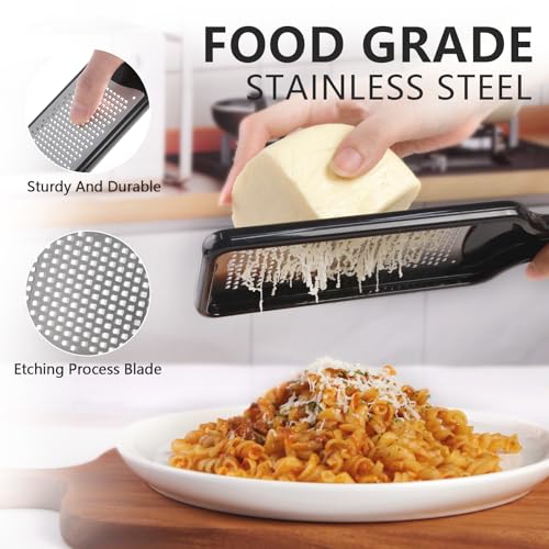 Citrus Lemon Zester & Cheese Grater with Container