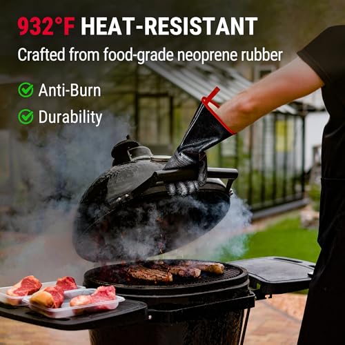 932°F Heat Resistant BBQ Gloves (2 Count)