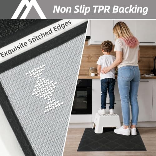 Kitchen Rugs Non Slip Washable 20"x32" (4.444 Sq Ft)