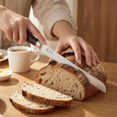 Bread Knife 10 In German Professional Homemade Bread Slicing Knife