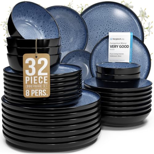 32 Piece Stoneware Dinnerware Set for 8 (32 Count)