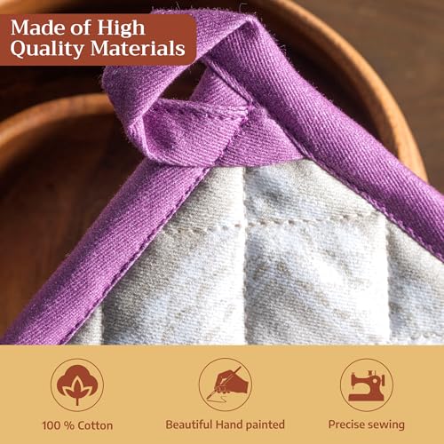 Pot Holders 100% Cotton Potholders (2 Count)