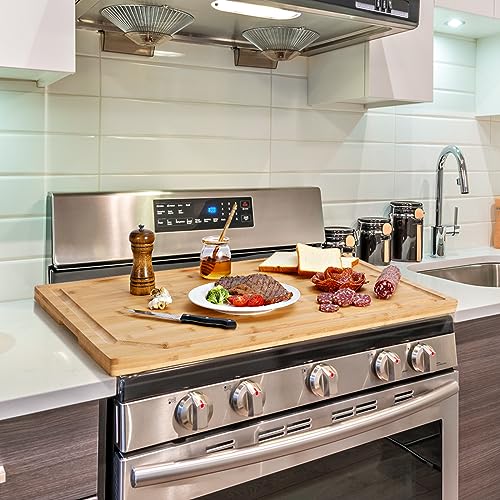 30 x 20 Extra Large Bamboo Cutting Board for Kitchen