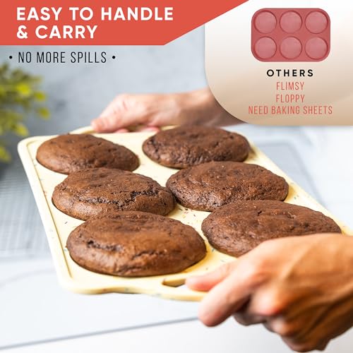 Jumbo Top Silicone Muffin Pans for Baking