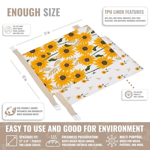 Reusable Bread Bag Set for Home Bakers (2 Count)