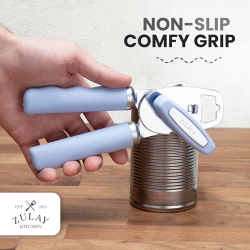 Heavy Duty Stainless Steel Can Opener Manual with Bottle Opener